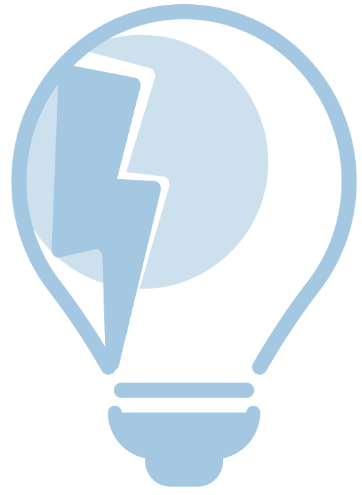 a light bulb icon- ideate