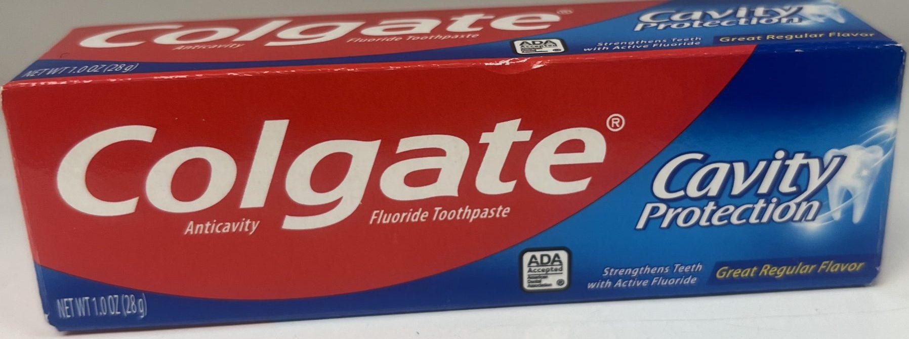 Colgate toothpaste cavity protection- front of package